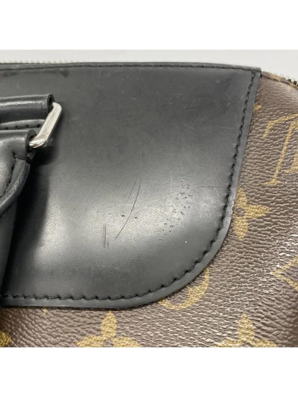 Louis Vuitton Briefcase Monogram Macassar Porte Documents Jules NM Brown Black